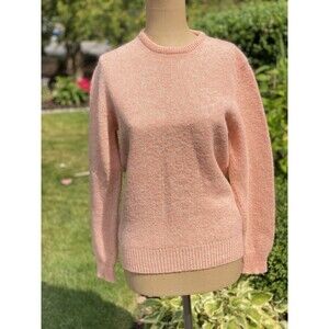 Vintage 80’s Halston III 100% Shetland Wool Pullover Sweater Women’s Size Medium